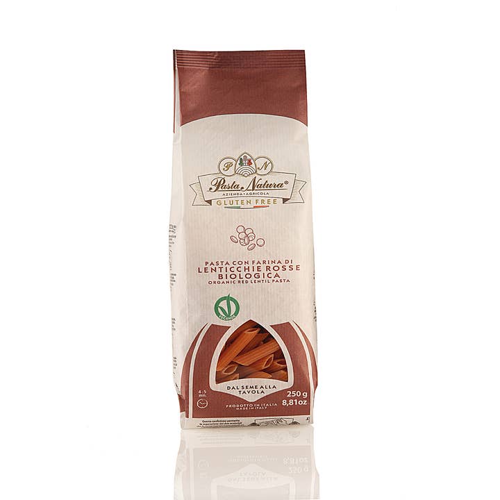 PASTA NATURA - Wholesale Pasta - Bio & Gluten Free Red Lentil Pens