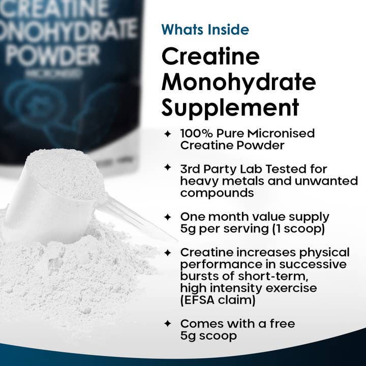 New Leaf products Ltd – wholesale Protein/superfood powder – Creatine Monohydrate Powder 100% Micronised pre/post gym 5g1