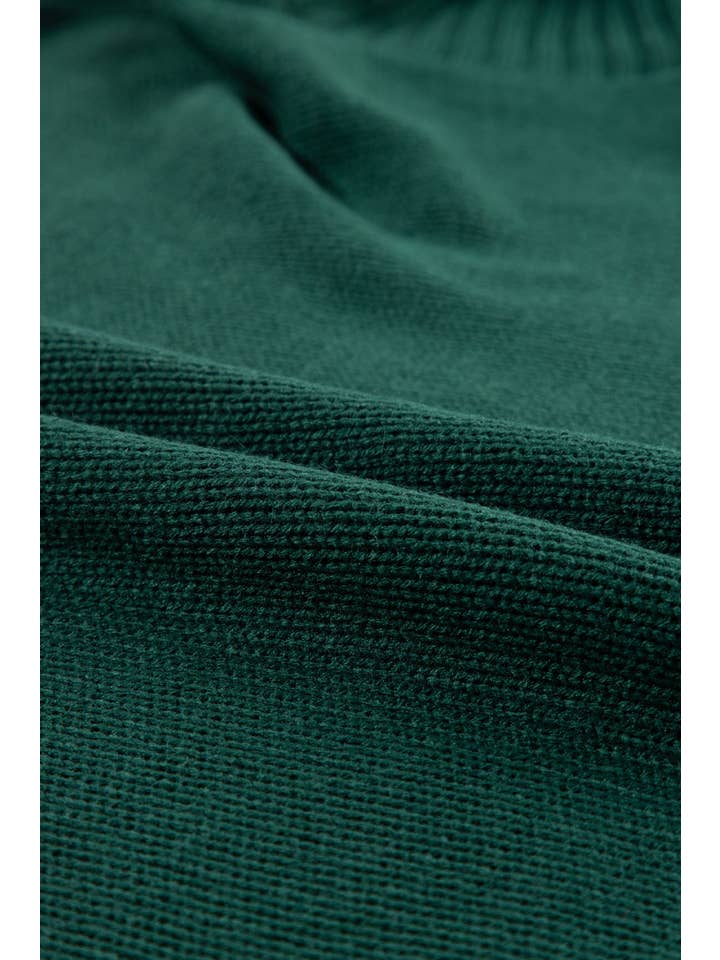 PRETTY BASH - Wholesale Knit Sweater - Women's - Christmas Merry Embroidered Puff Sleeve Turtleneck Sweater16