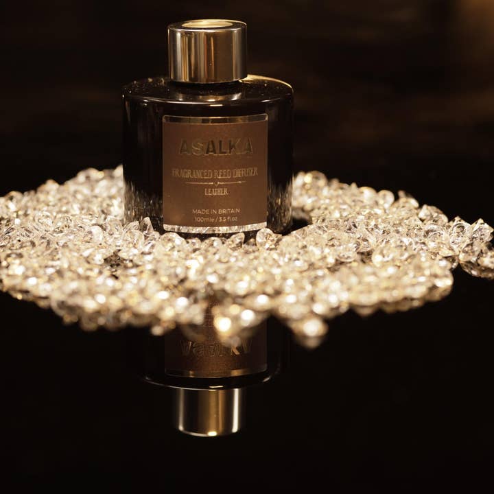 Leather Fragranced Reed Diffuser 100ml for wholesale by Asalka