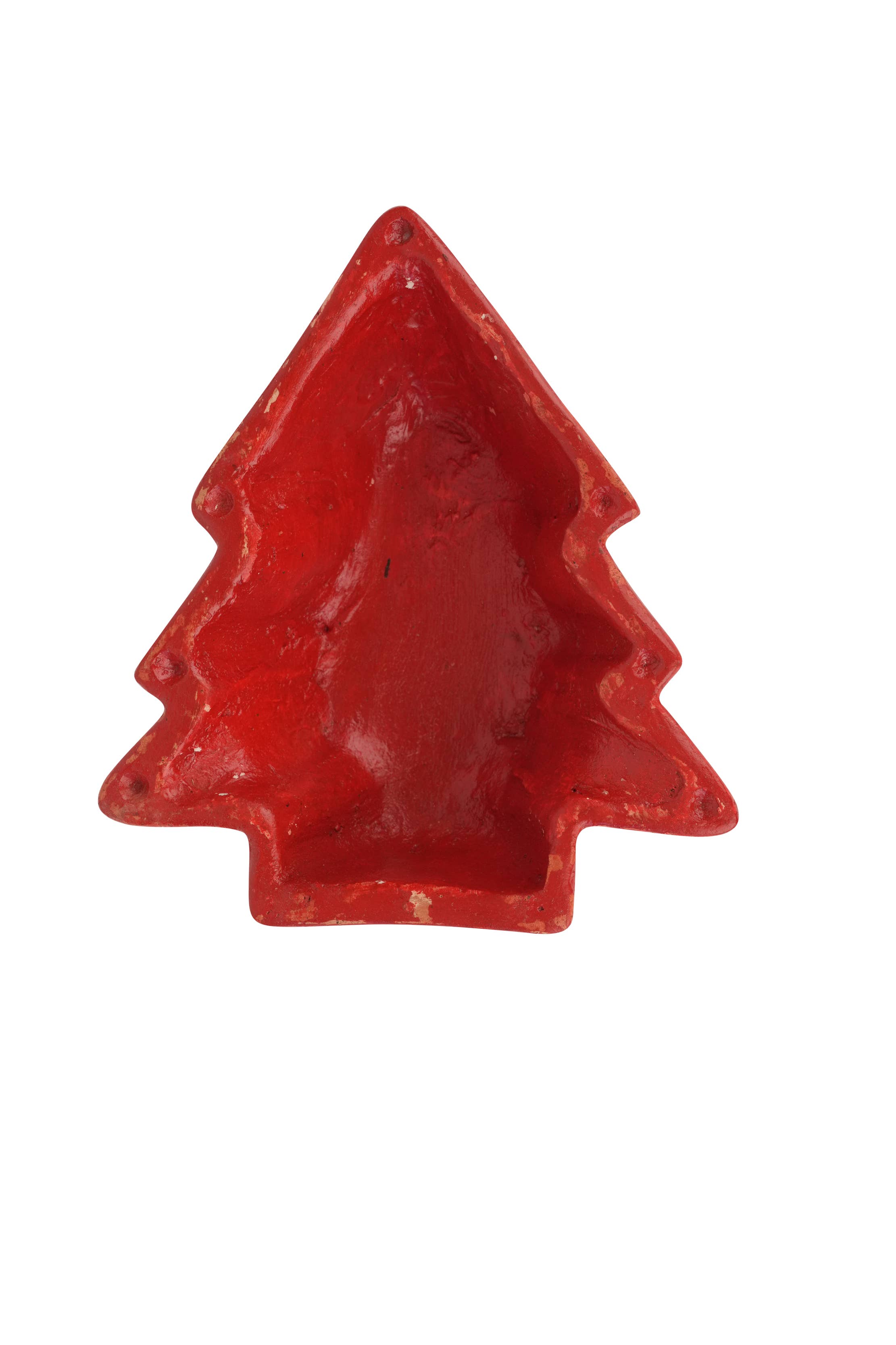 My Amigos Imports - Wholesale Candle Holder - Christmas Tree Clay Vessel-Candle Ready-9x8 inch-3 Color-NEW5