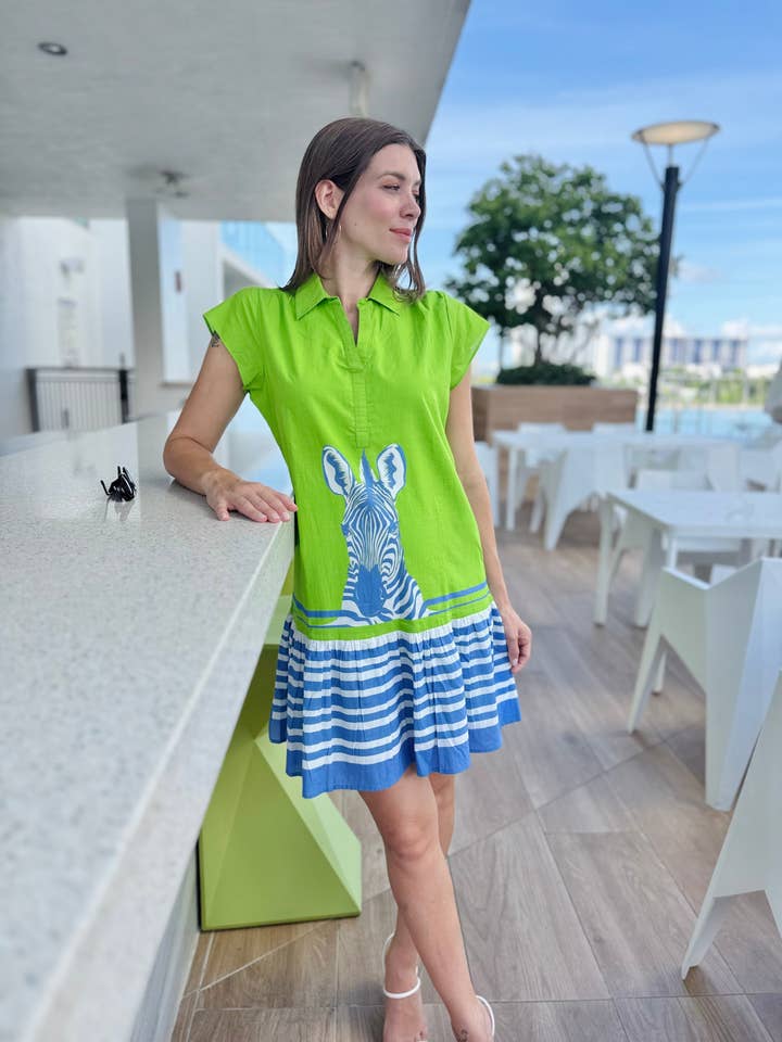 HAVANA MINI | ZEBRA LIME för wholesale av IslaPayal