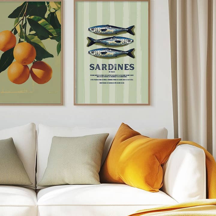 MokaMouse - Wholesale Poster - Sardines - Summer Wall Decoration Poster5