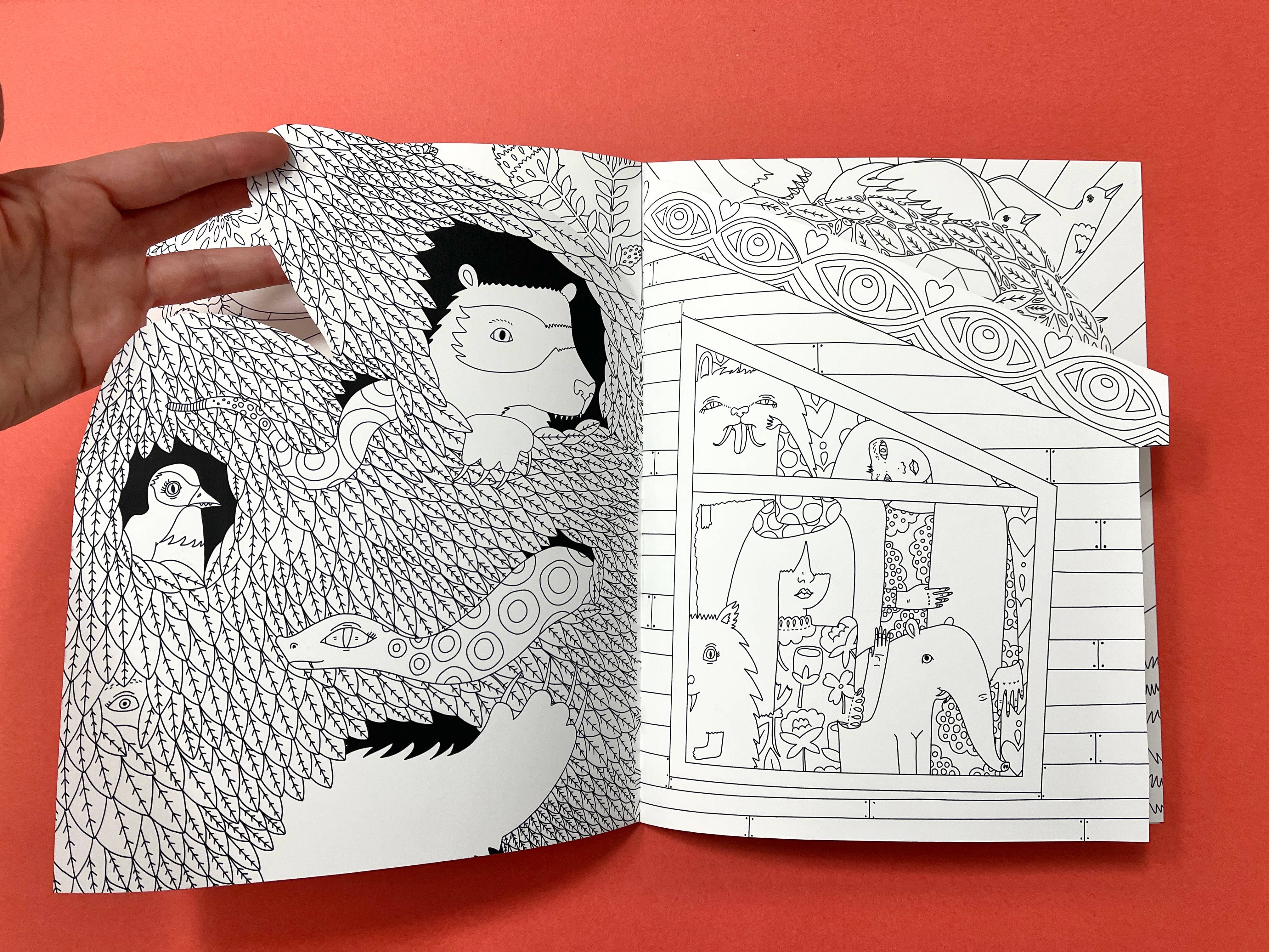 Erika Rier - Wholesale Coloring & Activity Book - Adult - To the Witch's House We Go - Coloring Book w/handcut pages8