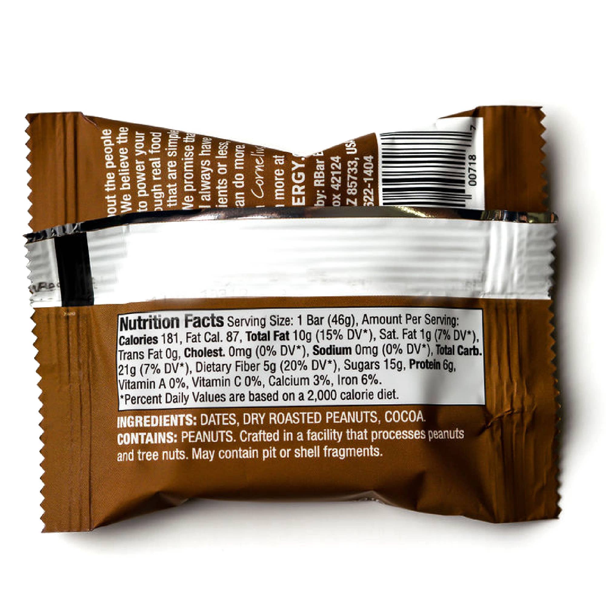 RBar Energy – wholesale Snacksbar – Choklad jordnötssmör energi bar - 10 Pack6