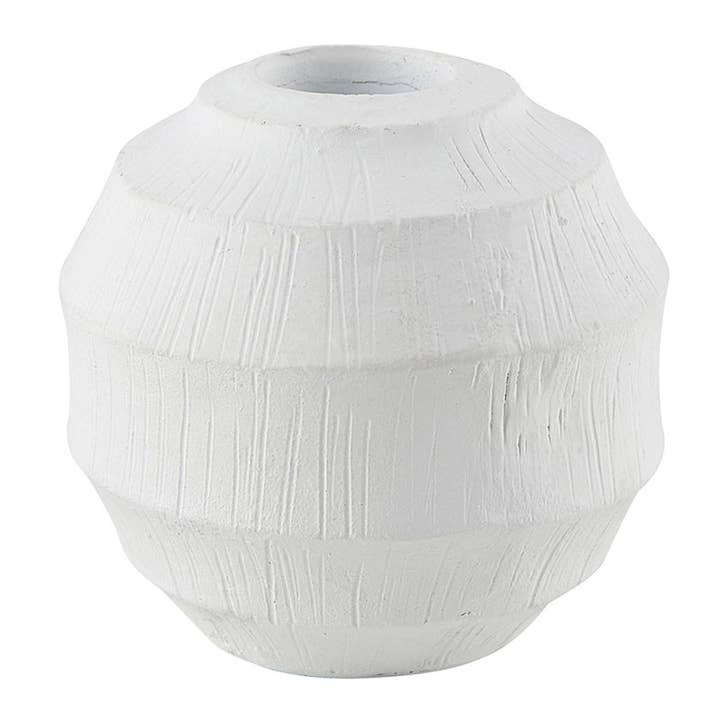 Bougeoir en résine pour la vente par 47th & Main (Creative Brands)