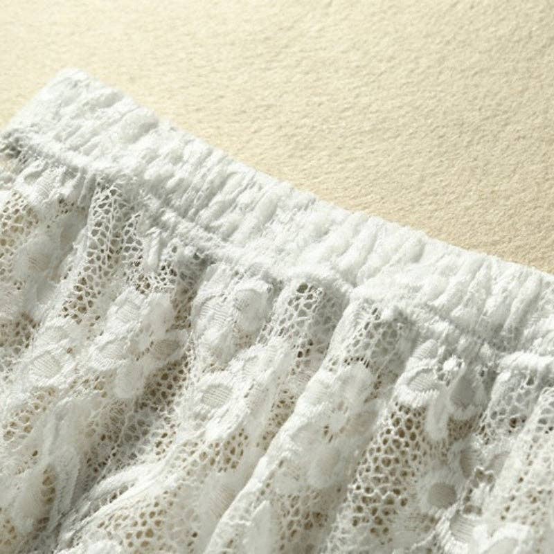 safistyle - Wholesale Skirt - Women's - Scalloped Lace Mini Skirt3