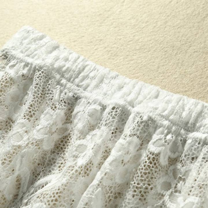 safistyle - Wholesale Skirt - Women's - Scalloped Lace Mini Skirt3