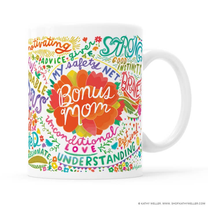 Kathy Weller Art+Ideas - Wholesale Coffee Mug - Mom Floral-Themed Mug9