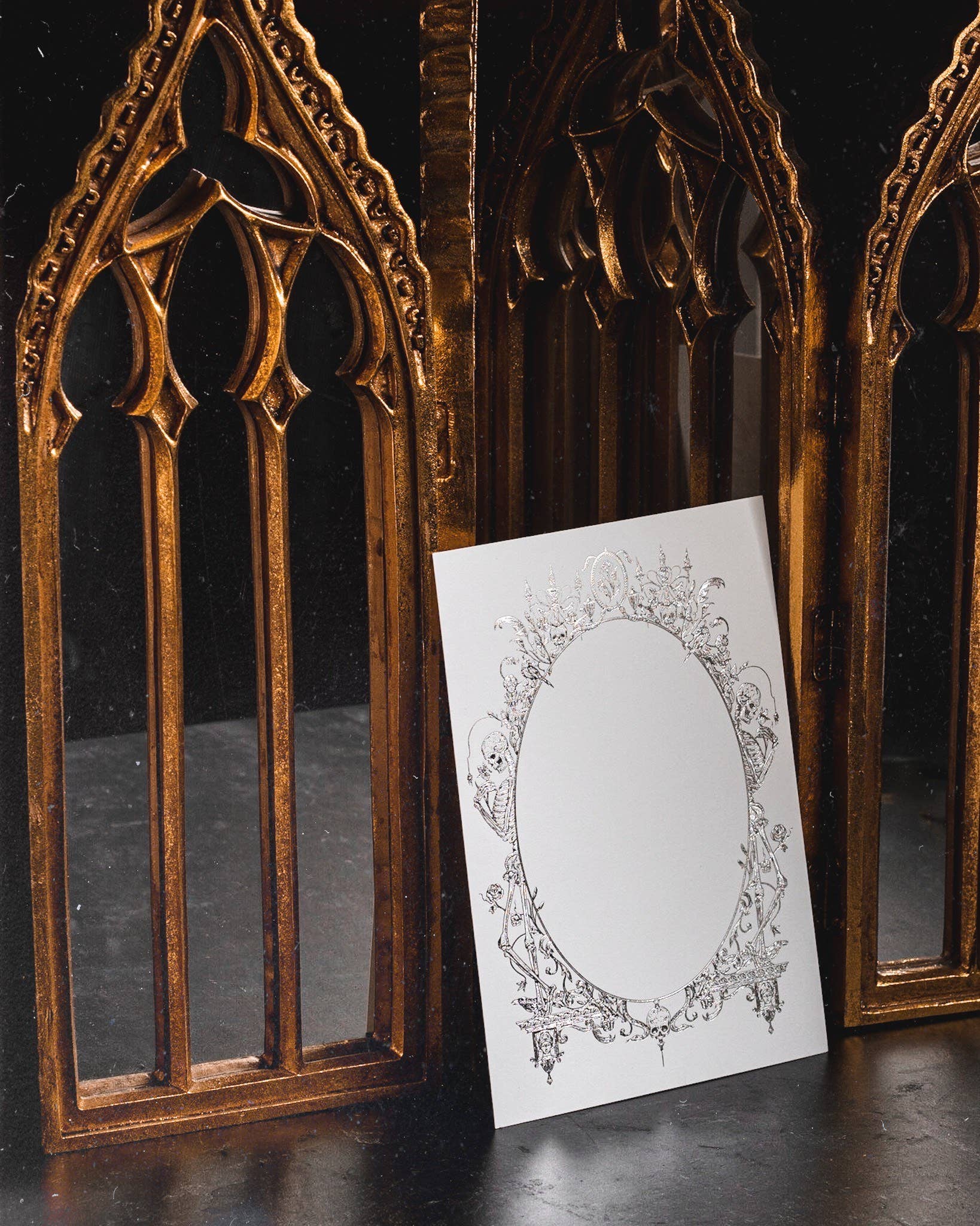 Open Sea - Wholesale Everyday Greeting Card - Silver Victorian Greeting Card2