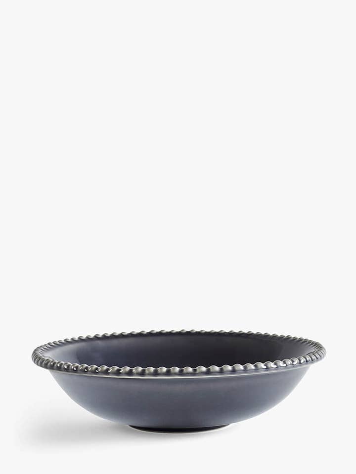 Bobble Pasta Bowl Grey for wholesale by Pure Table Top Ltd