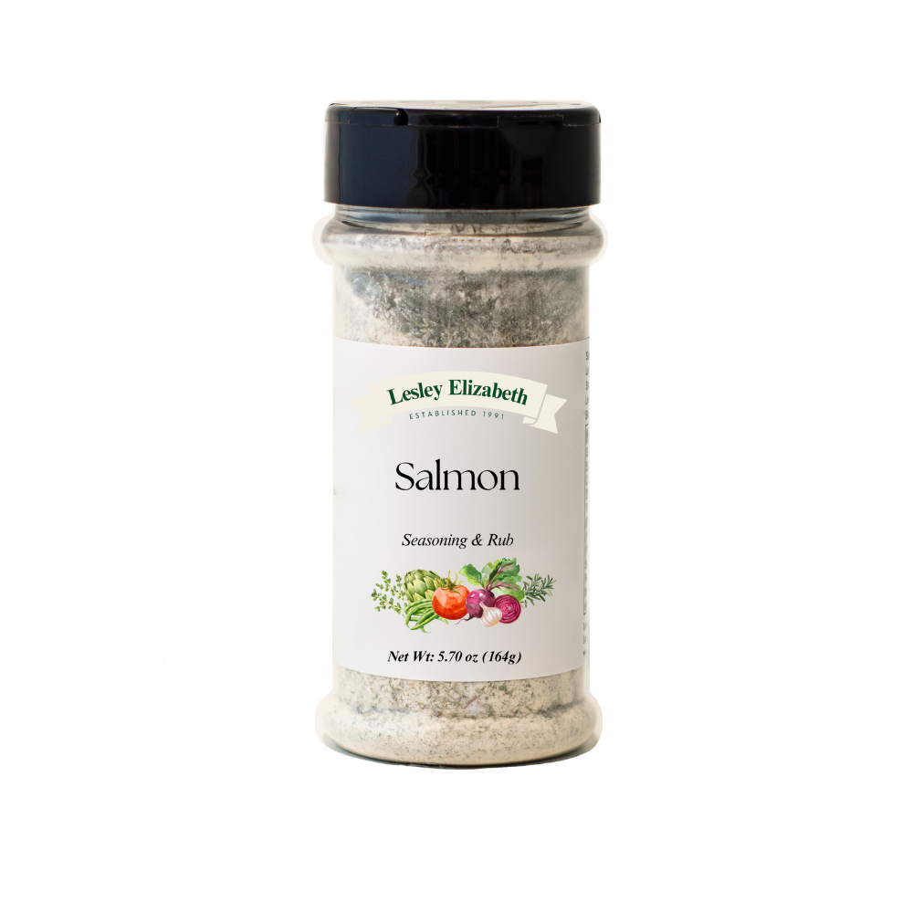 Lesley Elizabeth - Wholesale Rub - Salmon Seasoning & Rub – Flavorful Seafood Spice (250mL PET)0