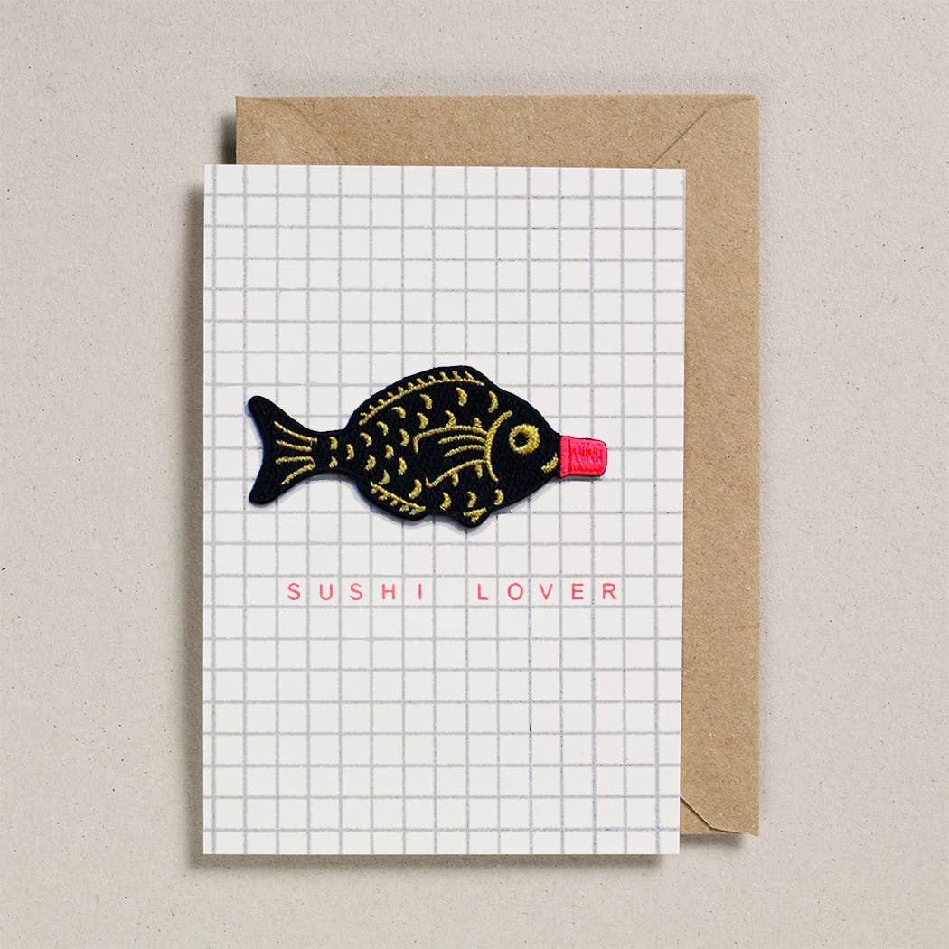 Petra Boase Ltd (US Duties Paid) – wholesale Stationery/notecard set – Patch Cards (Pack of 6) Sushi Lover0