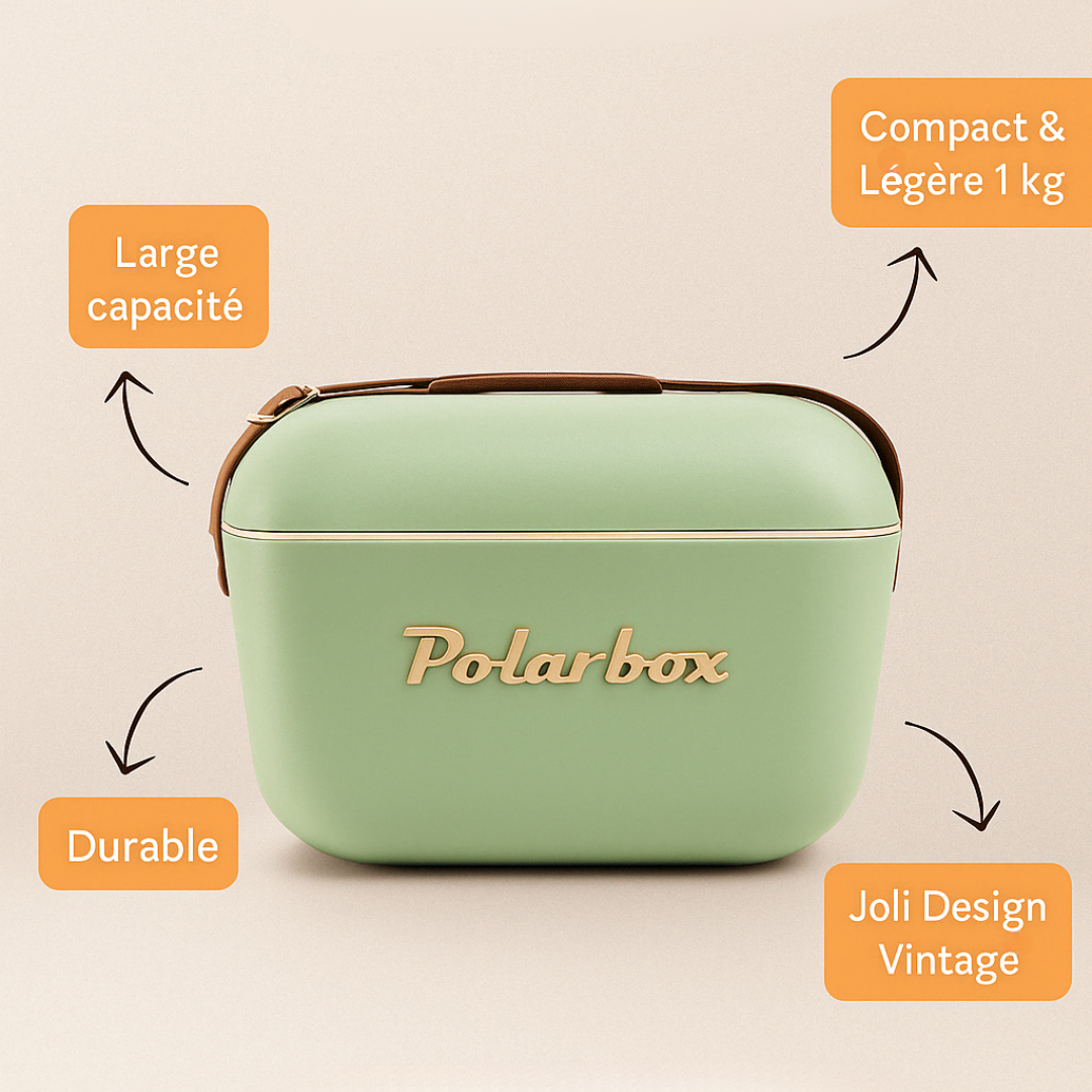 BADAWIN – wholesale Kyl-/kylväska – POLARBOX OLIV 12L KYLARE - GULD13