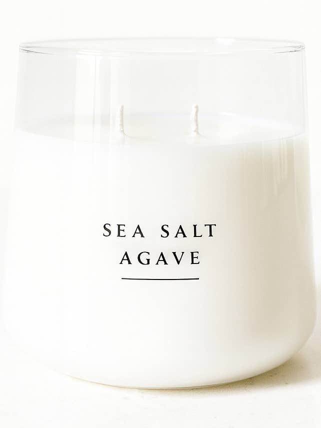 Meersalz + Agave Kerze für den Großhandel von Believe Candle