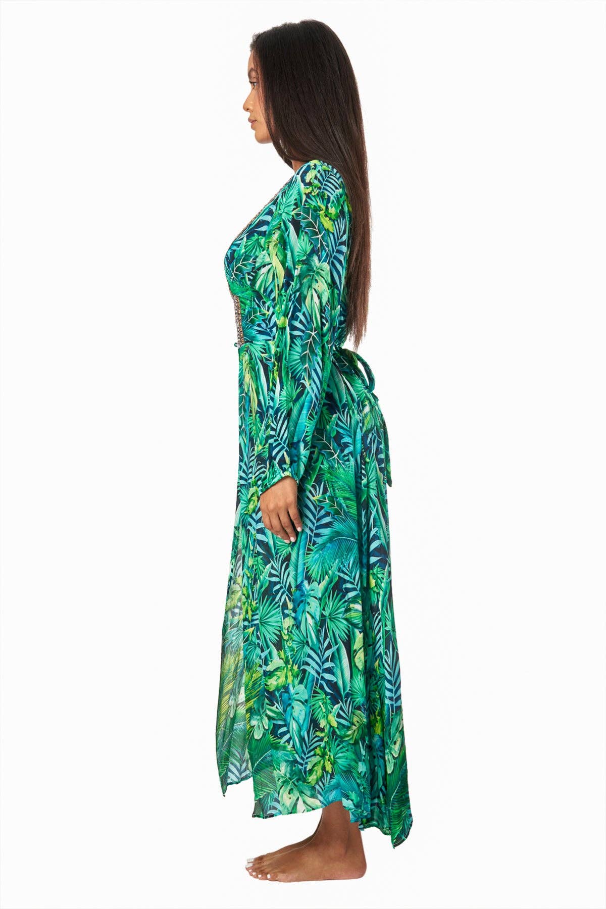 La Moda Clothing - Wholesale Dress - Women's - Wild Country Women's Maxi Wrap Dresses2