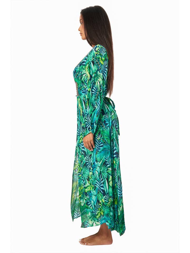 La Moda Clothing - Wholesale Dress - Women's - Wild Country Women's Maxi Wrap Dresses2