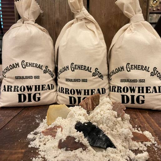 Borsa in tessuto Arrowhead Dig per la vendita all'ingrosso da parte di Richloam General Store