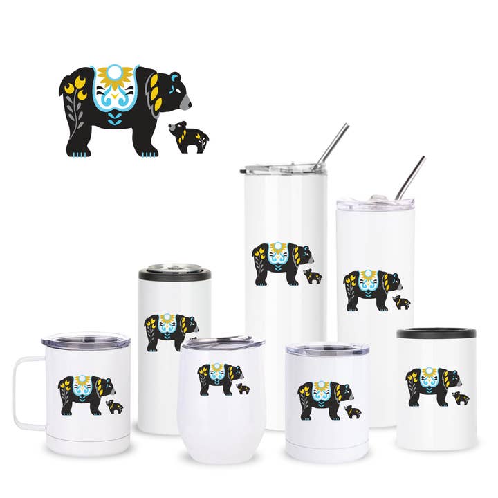 Dala Bear + Cub Isoleret Drikkegrej for engroshandel hos Creative Compass