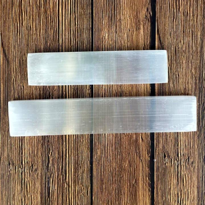 Rock Paradise - Wholesale Spiritual Stone/Crystal - Selenite Crystal Bars - Long Polished Gypsum Rod - Metaphysical - Charging Station