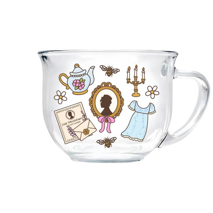 Bridgerton Inspired Regency Era Jumbo Mug for wholesale by Nearly June Design Co