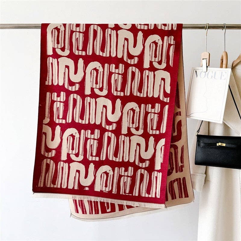 Ekartini - Wholesale Scarf - Women's - Women's Double-Sided Camellia Scarf   Chanel-Style Elegant Warm Neck Warmer Shaw5