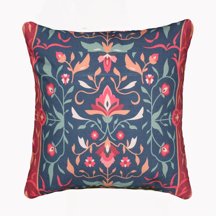 Urbane Hide – Blauwe katoenen kussenhoes 45×45 cm voor wholesale door Urbane Hide