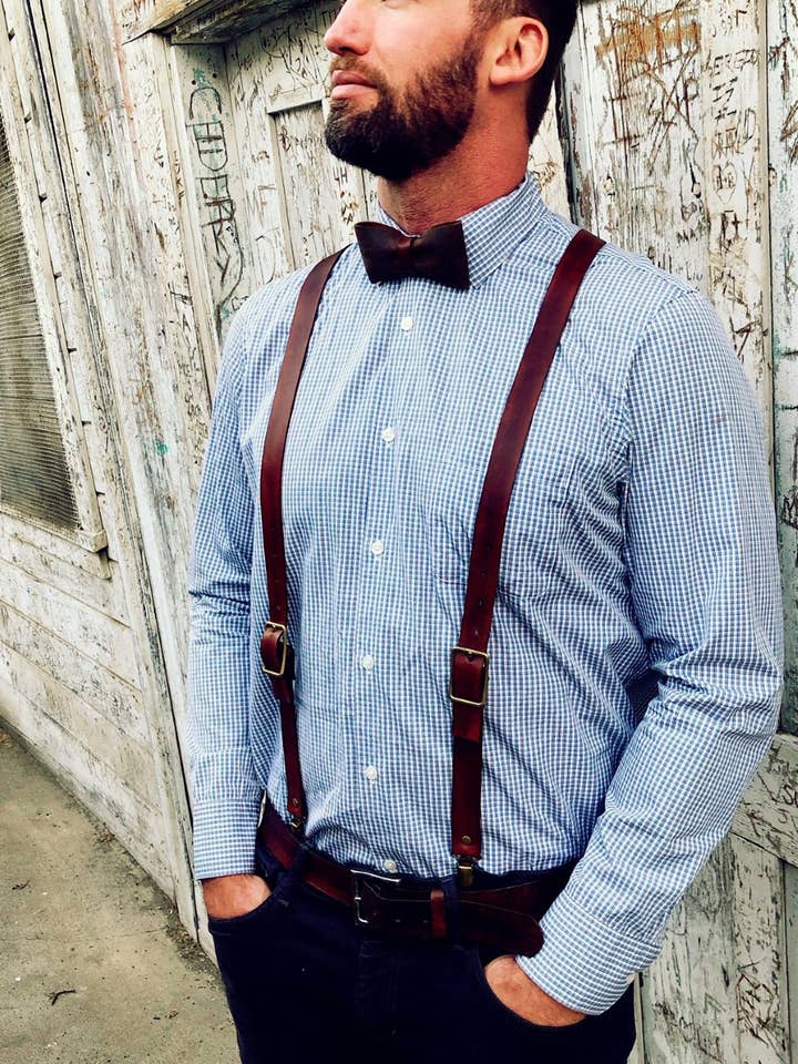 Bretelle in pelle per la vendita all'ingrosso da parte di Rural Roots