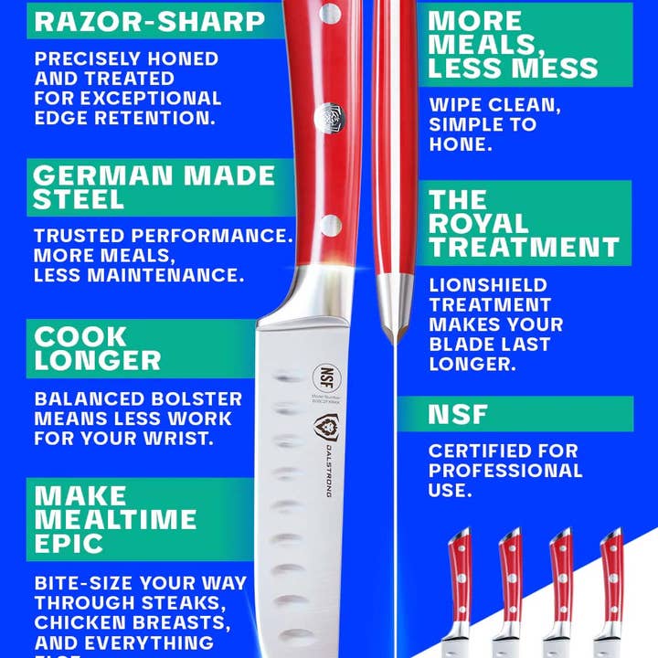 Dalstrong - Wholesale Knife Set - 4-Piece Steak Knife Set | Gladiator Series | Dalstrong ©24