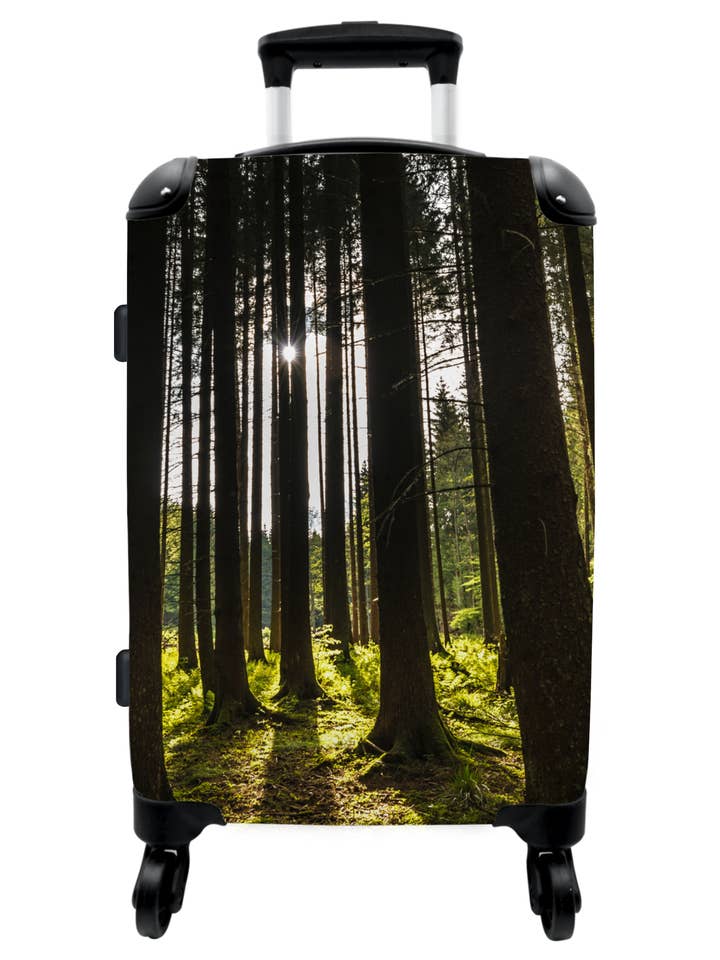 Étui - Arbres - Forêt - Mousse - Soleil pour la vente par MuchoWow