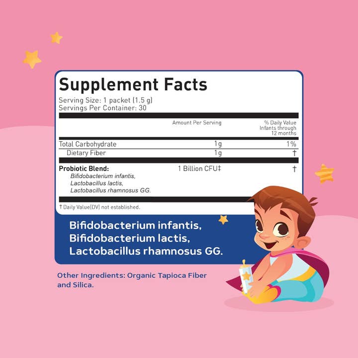 LoveBug Probiotics - Wholesale Oral Supplement/Vitamin - Infant Probiotics 0-6 Months (Powder)5