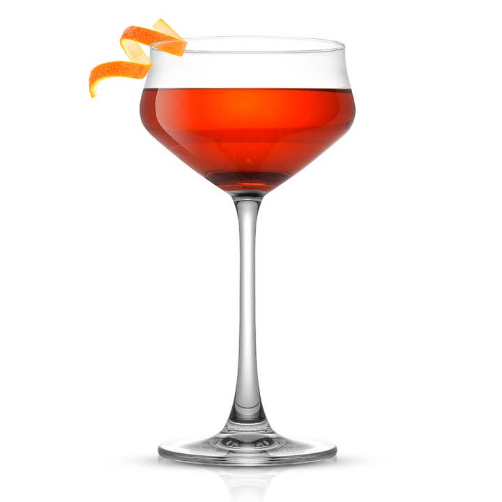 JoyJolt - Vendita all'ingrosso Bicchieri da cocktail/superalcolici - Bicchieri da Martini Bloom Stemmed Coupe, set di 24