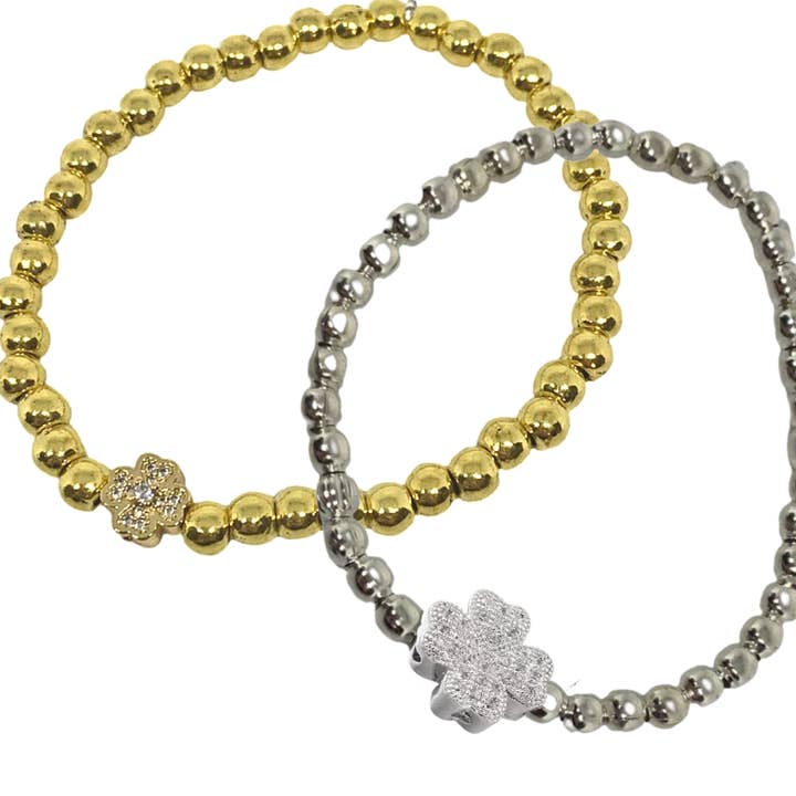 Crystal Cross Beaded Bracelet for wholesale by Anthologie, Co.