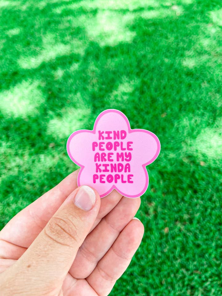 Adesivo «Le persone gentili sono il mio tipo» per la vendita all'ingrosso da parte di Simply Maddie Lee