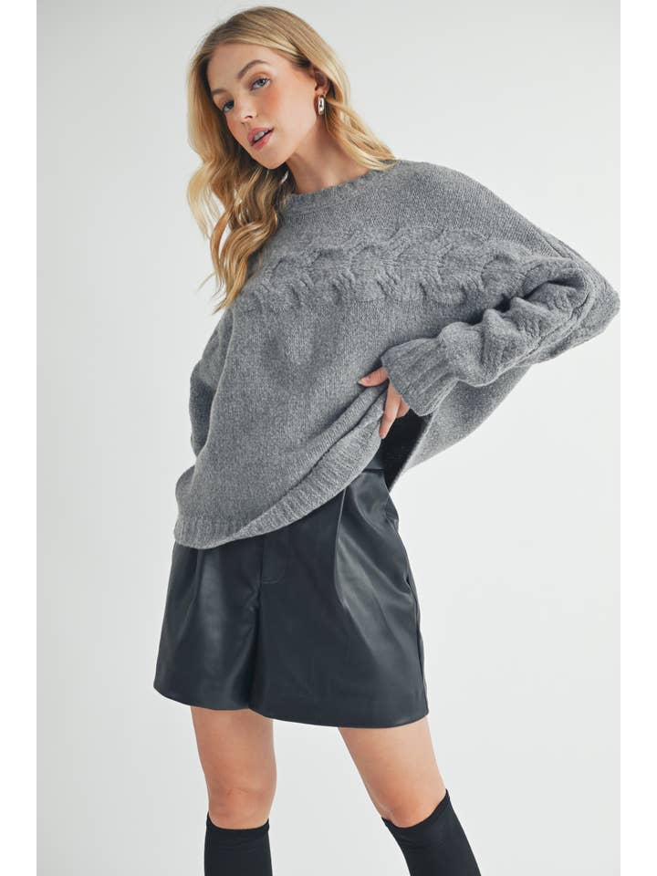 AEMI + CO - Wholesale Knit Sweater - Women's - 3205EK Elaine Sweater 224