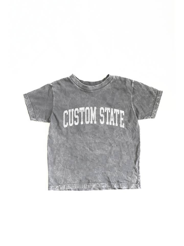 OAT COLLECTIVE – wholesale Screen-printed t-shirt – Kids – Custom Graphic Toddler Unisex Mineral Top1