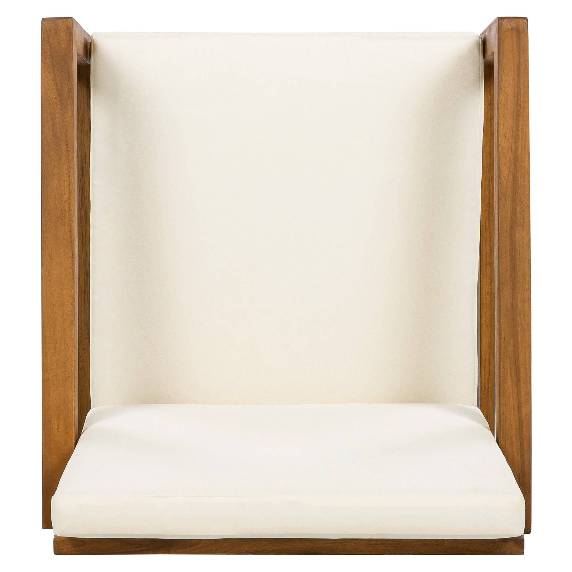 HOMYCASA DESIGN INC - Wholesale Patio Set - 5-Piece Outdoor Patio Dining Set Acacia Wood with Four Armchairs and Table, Beige20