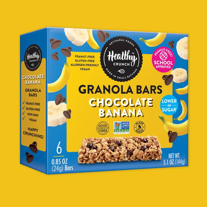 Healthy Crunch - Wholesale Snack Bar - Chocolate Banana Granola Bars