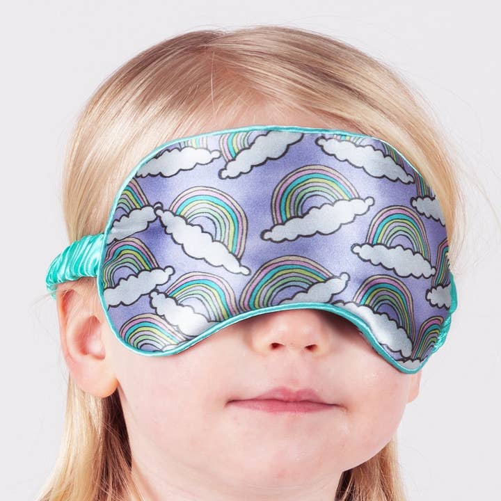 Jessica Russell Flint – Großhandel Schlafmaske – Augenmaske aus Seide für Kinder/„Rainbow“0