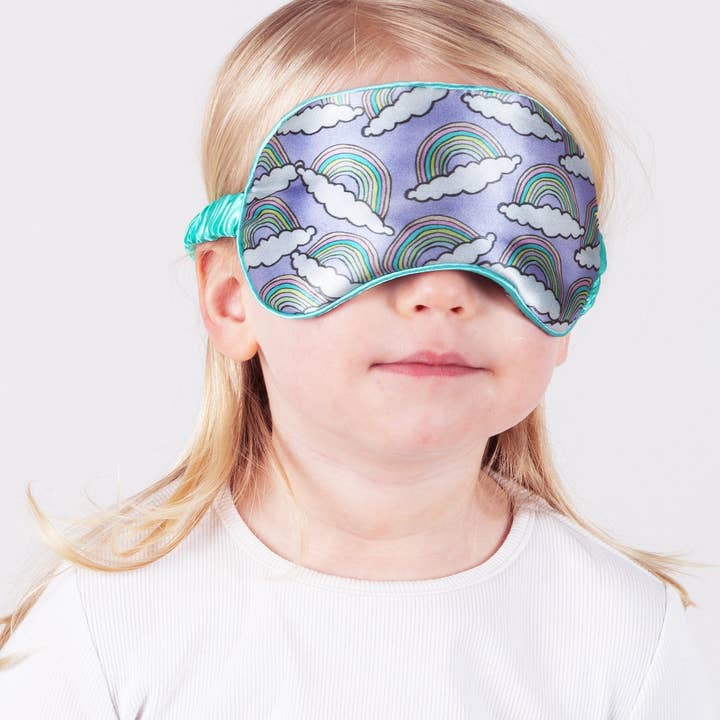 Jessica Russell Flint – wholesale Sovmask – Silke ögonmask för barn/ ”Rainbow”