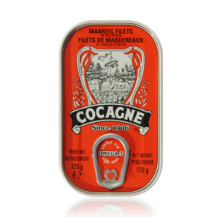 Portugalia Imports - Wholesale Tinned Fish - Cocagne Mackerel Fillets in Olive Oil0