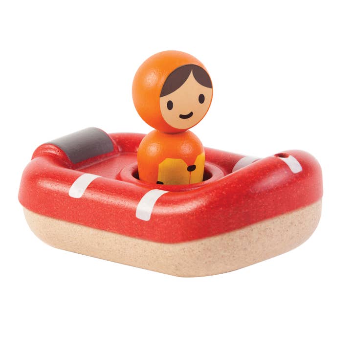 Little Concepts Distribution Ltd – wholesale Bath toy – Baby – Coast Guard Boat Wooden Bath Toy PlanToys