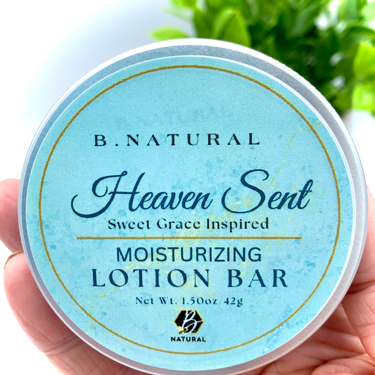 B.NATURAL - Wholesale Solid Lotion - Heaven Sent | Lotion Bar ("Sweet Grace" Type}1