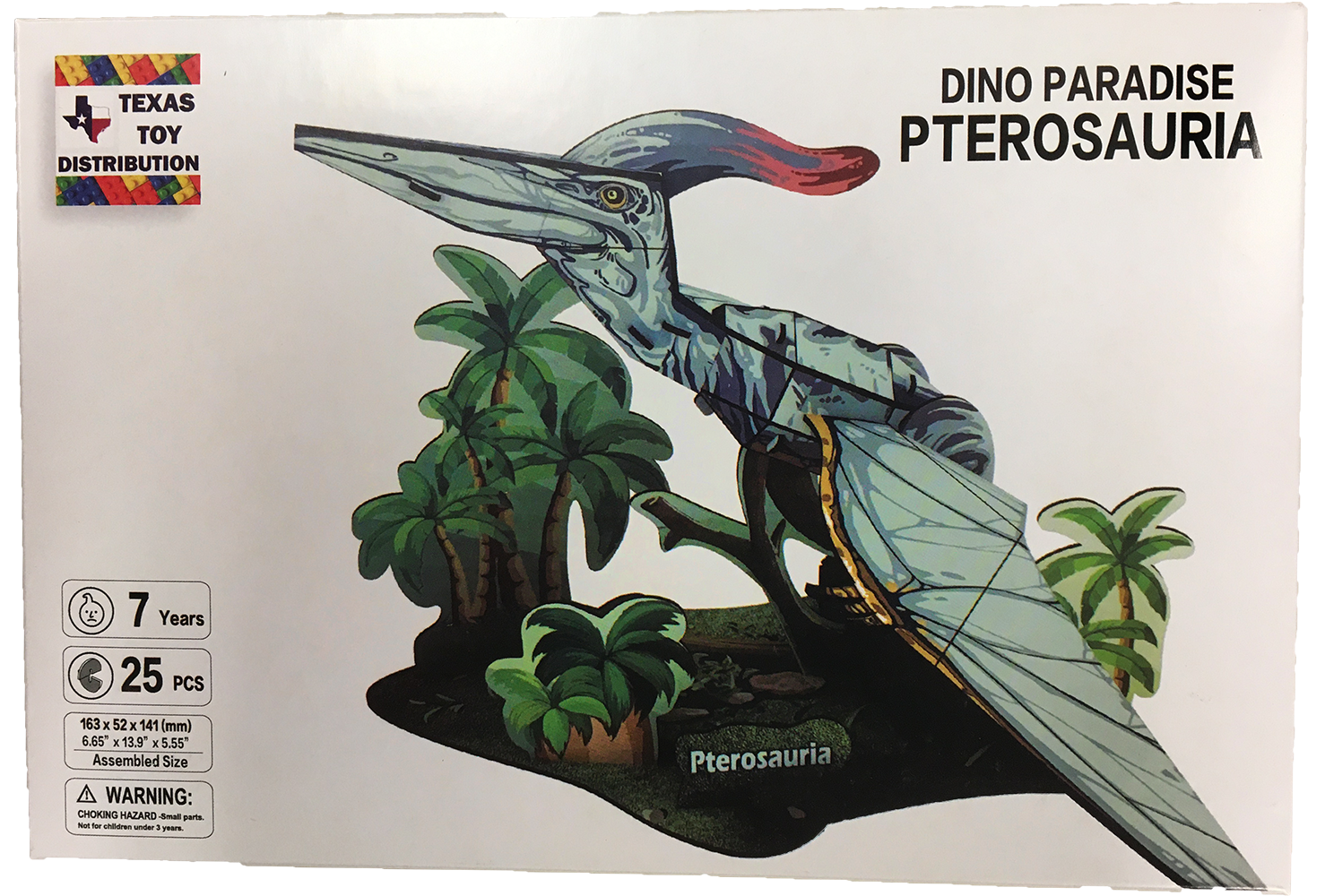 Texas Toy Distribution - Wholesale Puzzle - Kids - Dinosaur 3D Puzzles EPS Foam Puzzle Sets, Six Types5