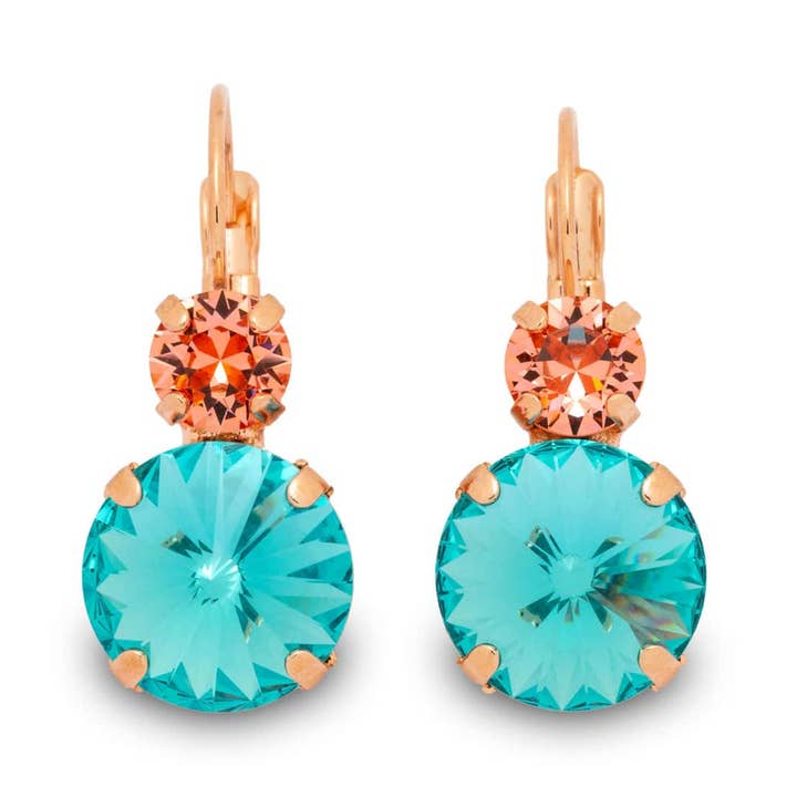 Gisele Ohrringe Helltürkis für den Großhandel von French Attic