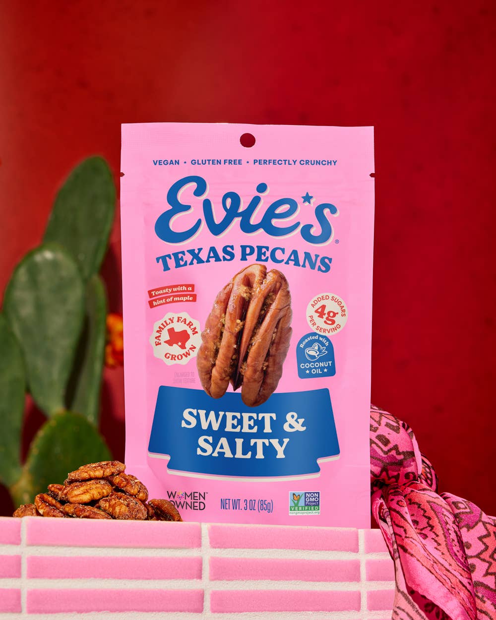 Evie's Snacks - Wholesale Nuts - Sweet & Salty Candied Pecans - Gourmet Holiday Snack