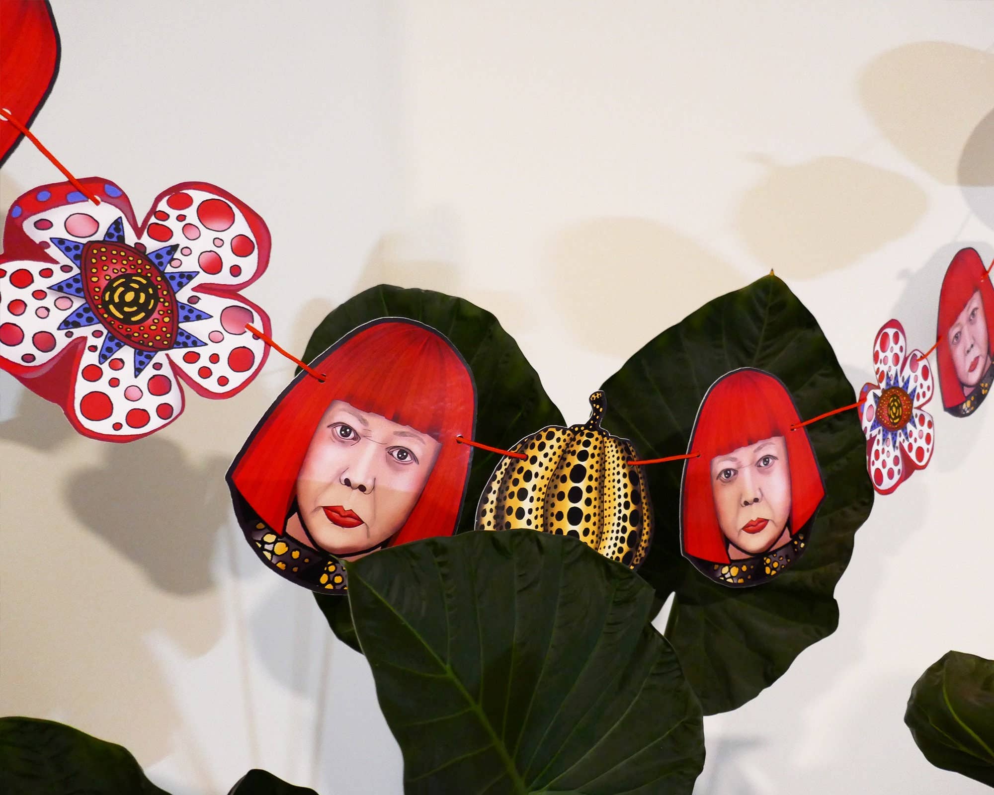 THE PAPER IDOLL - Wholesale Bunting/Garland - Yayoi Kusama Bunting/Garland, Yayoi Kusama Gift, Japanese Ar7