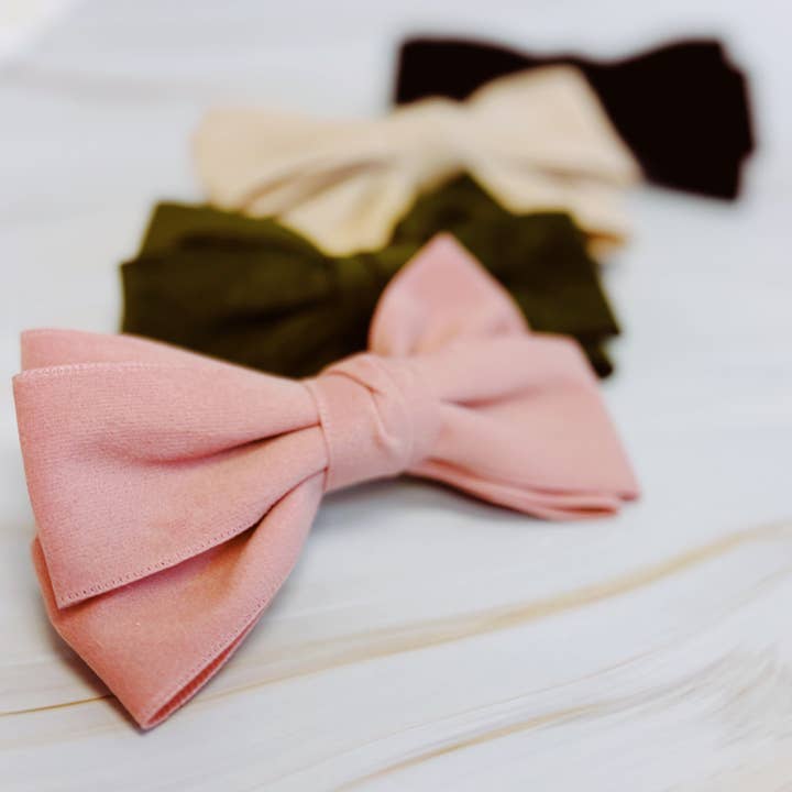 Perfectly Made Bow Hair Clip for wholesale by Ellison+Young