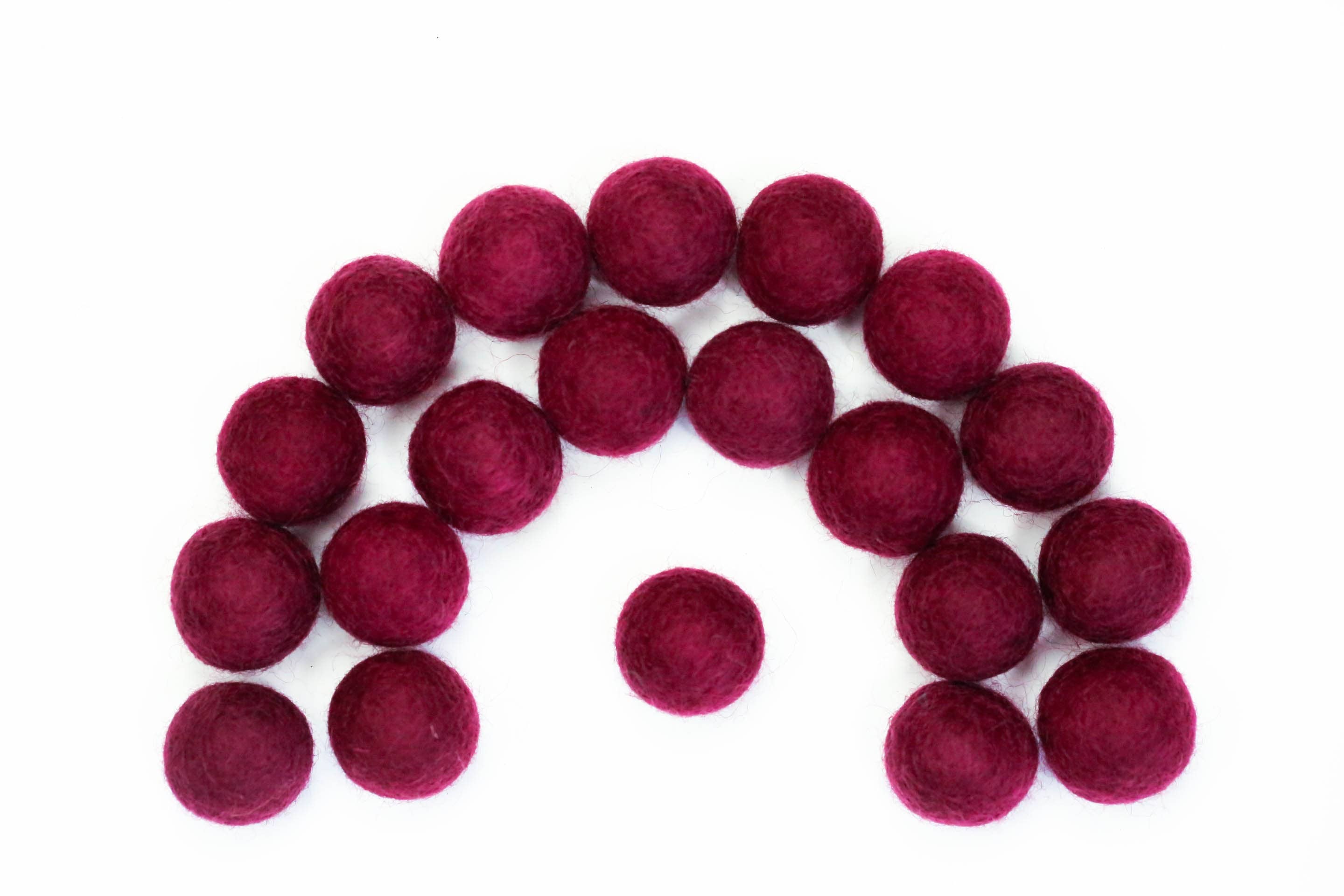 The Felt Pod - Wholesale Craft Supplies - 2.5 cm Felt Balls 100 Pieces -for DIY Garland Wool Beads37