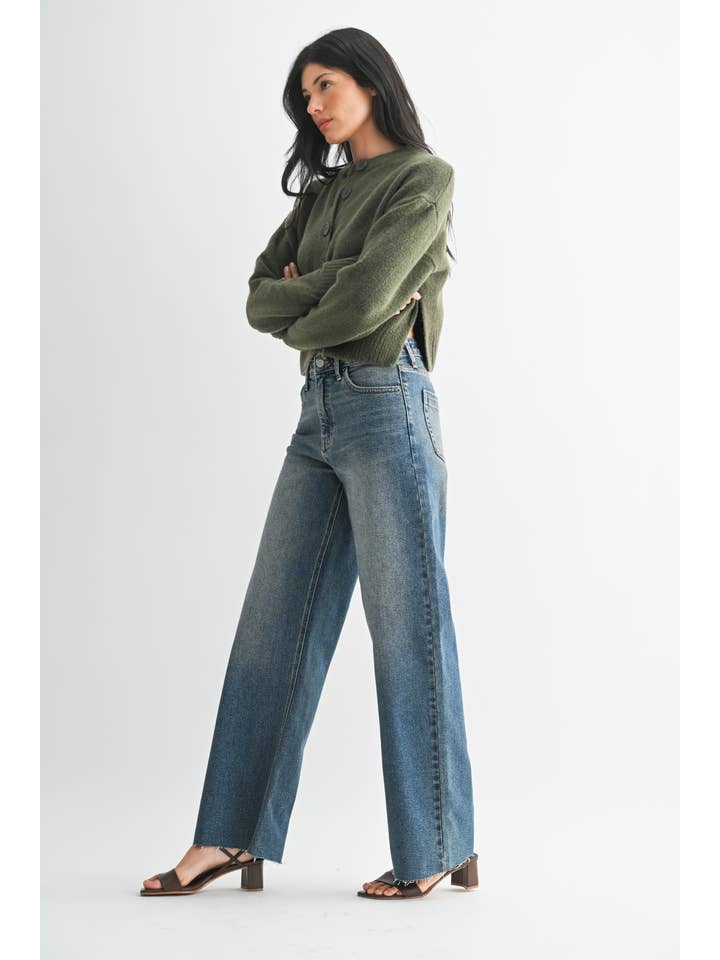 Just USA Jeans - Wholesale Jeans - Women's - JP410 - VIN MD - Tall Scissor Cut Wide Leg